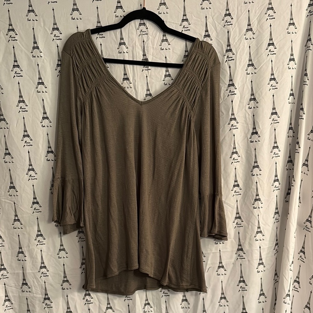 Olive Green Women's Top
